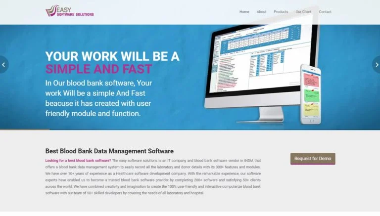 Easy Software Solutions INDIA desktop screen