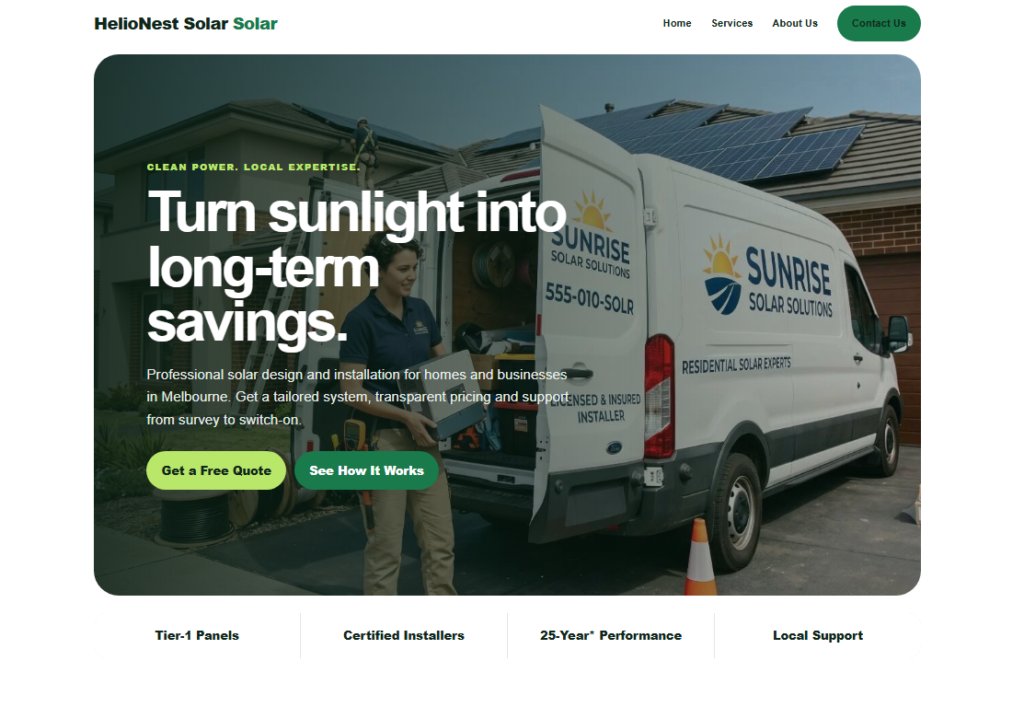 solar demo content one