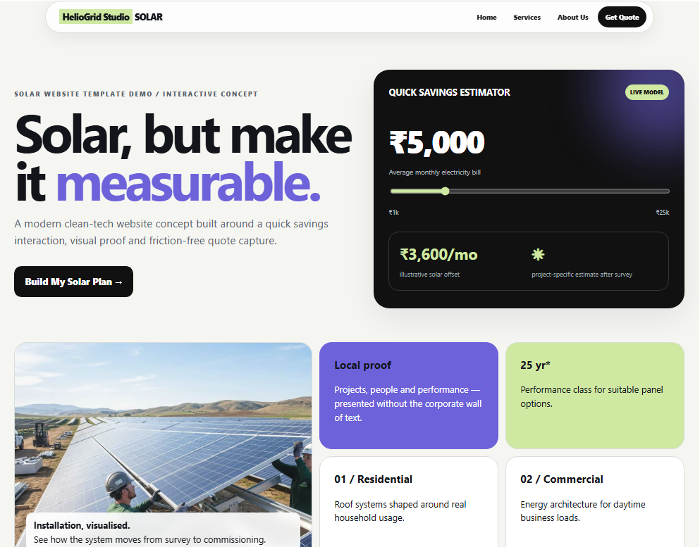 solar demo six